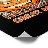 Funny Trumpkin - Let's Make Halloween Great Again Poster (Hoek)