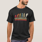 Funny Tuba Player Evolution of Man  Retro W T-shirt (Voorkant)
