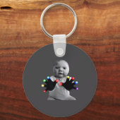 Funny Tuff Baby Ai Gloving Meme Sleutelhanger (Voorkant)