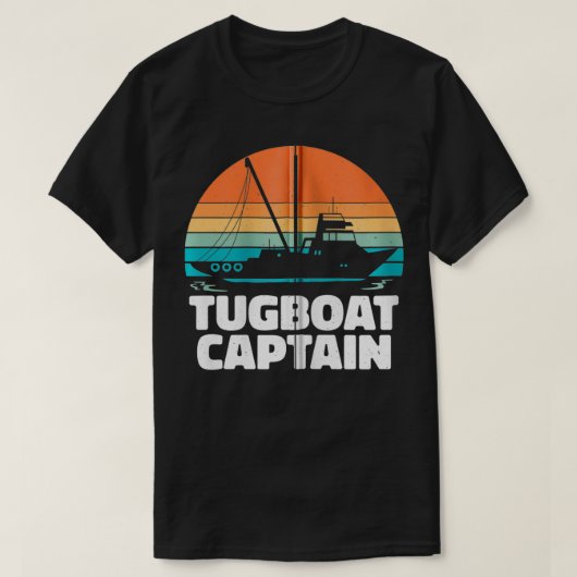Funny Tugboat Zip T-shirt (Design voorkant)