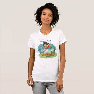 Funny Turkey Animal Eating Pie T-shirt