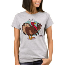 Funny Turkey Chef  Cartoon