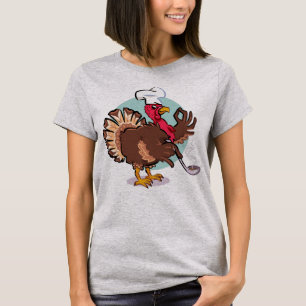 Funny Turkey Chef  Cartoon T-shirt