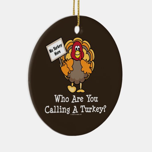 Funny Turkey Ornament (Rechts)