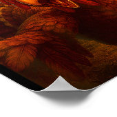 Funny Turkey Selfie With Dinosaur And Meteor Acaly Poster (Hoek)