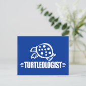 Funny Turtle Briefkaart (Staand voorkant)