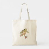 Funny Turtle Cartoon Boodschappentas Tote Bag (Achterkant)