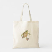 Funny Turtle Cartoon Tote Bag (Dos)
