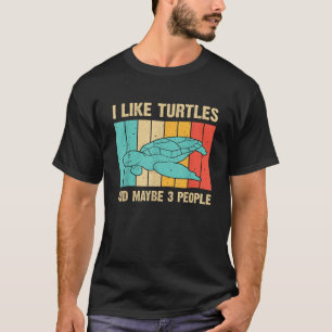 Funny Turtle Design Zee Turtle Lover Mannen Women T-shirt