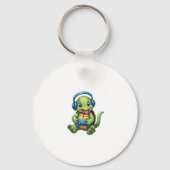 Funny Turtle Gamer Gaming Turtles Video Game (1) Sleutelhanger (Voorkant)