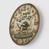 Funny Turtle Grote Klok (Hoek)