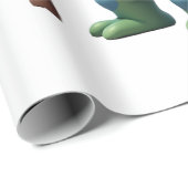 Funny Turtle Hiking Graphic Camping Lover Adventur Cadeaupapier (Rol Hoek)