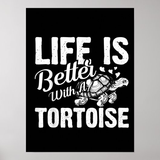 Funny Turtle Lovers Gift Mannen Women Cute Zee Ani Poster (Voorkant)