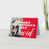 Funny Tuxedo Cat Heureuse Sainte-Valentin carte de (Devant)