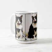 Funny Tuxedo Cat Trio Mok (Voorkant links)