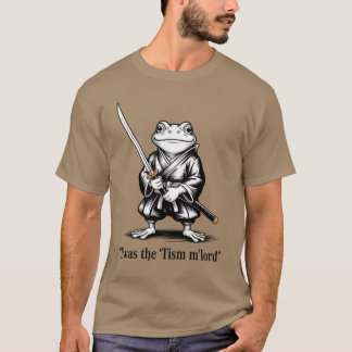 Funny T'was de 'Tism M'Lord Funny Middeleeuwse Rid T-shirt