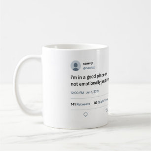 Funny Tweet op een Mok Dorm, Apartement