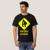 Funny Twerk Dance T-shirt (Voorkant volledig)