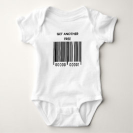 Funny twin baby bodysuit