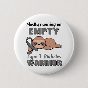 Funny Type 1 Diabetes Awareness Gifts Ronde Button 5,7 Cm