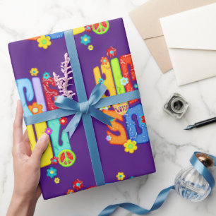 Funny Typography - HIPPIE SOUL 1 Cadeaupapier