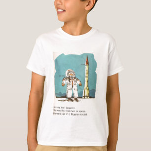 Funny U.S.S.R. Yuri Gagarin Kinder T-Shirt
