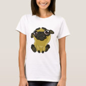 Funny Ugly Cartoon Dog Pug T-shirt (Voorkant)