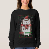 Funny Ugly KerstSweater Cute Hégel Santa Trui (Voorkant)