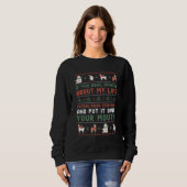 Funny Ugly kerstSweater Sassy Sarcastic Quote Trui (Voorkant volledig)