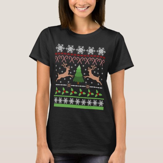 Funny Ugly KerstSweater T-shirt (Voorkant)