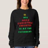 Funny Ugly KerstSweatshirt Trui (Voorkant)