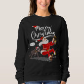 Funny Ugly KerstSweatshirt Womens Trui (Voorkant)