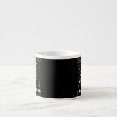 Funny Ugly Merry Kerstmis Espresso Kop (Voorkant)