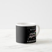Funny Ugly Merry Kerstmis Espresso Kop (Voorkant rechts)