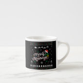 Funny Ugly Merry Kerstmis Espresso Kop (Rechts)