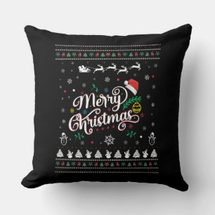 Funny Ugly Merry Kerstmis Kussen