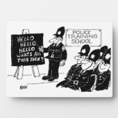 Funny UK Police Training School Fotoplaat (voorkant)
