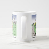 Funny UK Traffic Police Cartoon Extra Grote Beker (Achterkant)