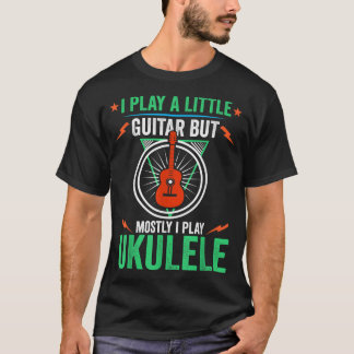 Funny Ukulele Retro Little Guitar Guitarist Guitar T-shirt