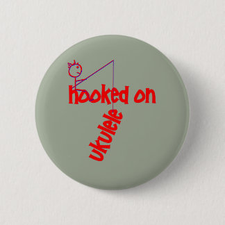 Funny Ukulele Ronde Button 5,7 Cm