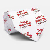 Funny Ukulele Stropdas (Opgerold)