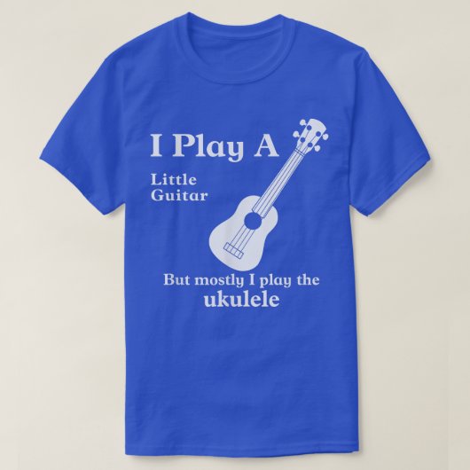 Funny Ukulele Tshirts musicien Petite guitare 940 (Design devant)