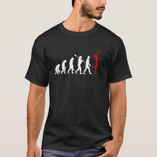 Funny Ultimate Frisbee Evolution Flying Disk Golf T-shirt (Voorkant)