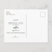 Funny Ultrasound Baby shower rose Invitation (Dos)