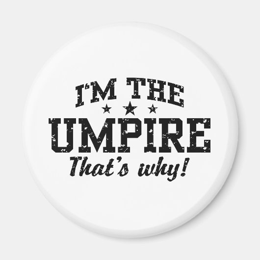 Funny Umpire Magneet (Voorkant)