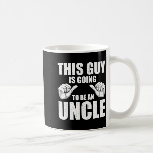 Funny Uncle Design For Uncle Men First Time Uncle Koffiemok (Rechts)