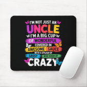 Funny Uncle Quote Sy Cool Uncle Men  Muismat (Met muis)