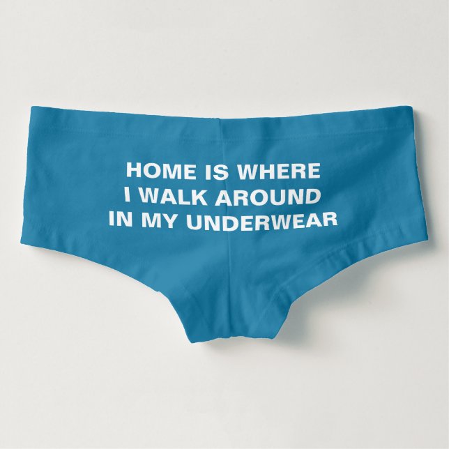Funny Underwear Quote Slip (Achterkant)