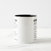 Funny Underwriter Definition Tweekleurige Koffiemok (Center)