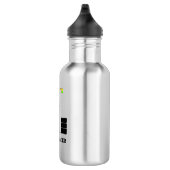 Funny Unicorn Barrel Racer Waterfles (Rechts)